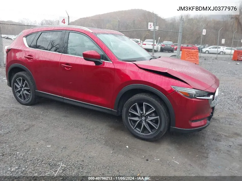 2018 Mazda Cx-5 Grand Touring VIN: JM3KFBDMXJ0377976 Lot: 40796213