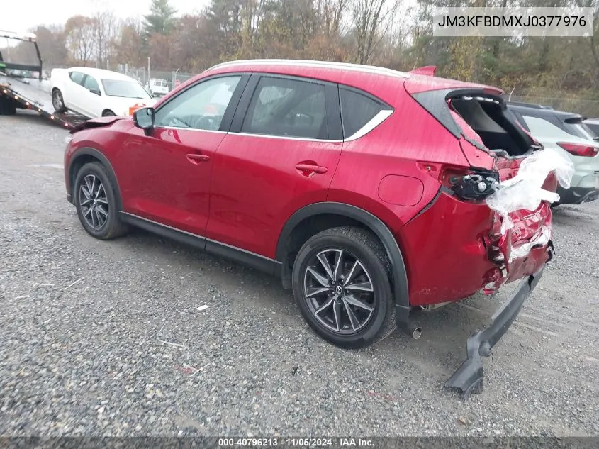 2018 Mazda Cx-5 Grand Touring VIN: JM3KFBDMXJ0377976 Lot: 40796213