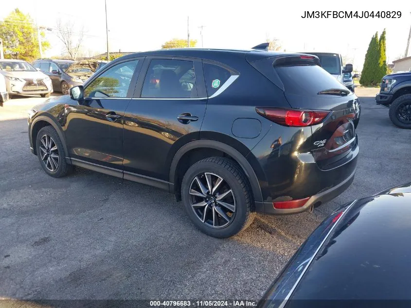 2018 Mazda Cx-5 Touring VIN: JM3KFBCM4J0440829 Lot: 40796683