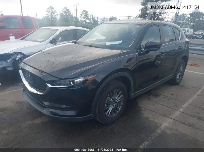 2018 Mazda Cx-5 Sport VIN: JM3KFABM6J1417154 Lot: 40813066