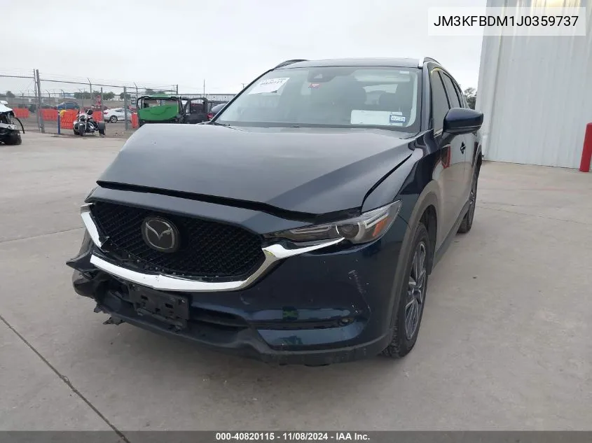 2018 Mazda Cx-5 Grand Touring VIN: JM3KFBDM1J0359737 Lot: 40820115