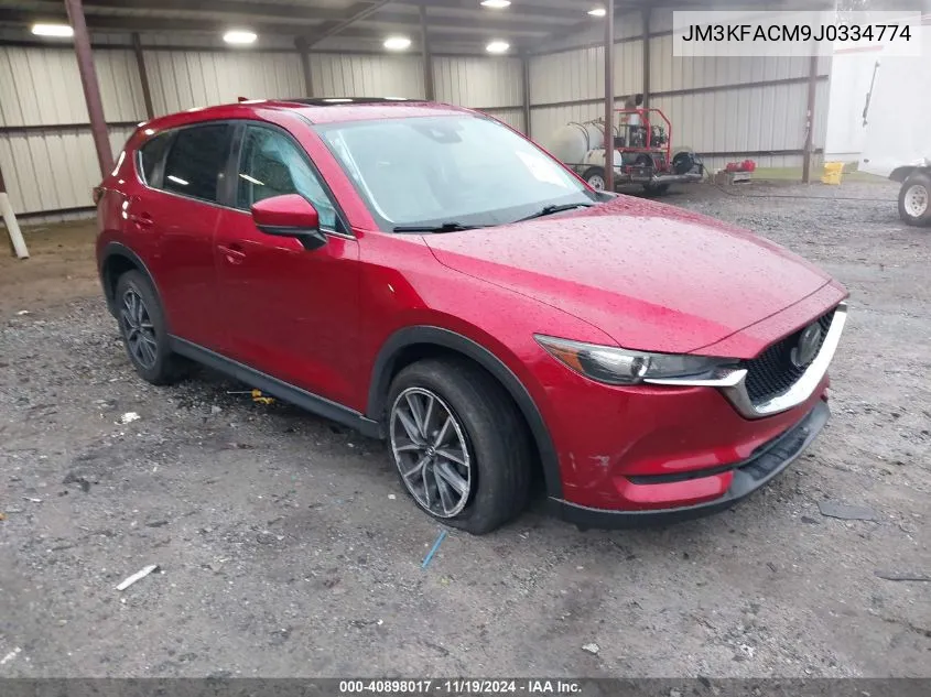 2018 Mazda Cx-5 Touring VIN: JM3KFACM9J0334774 Lot: 40898017