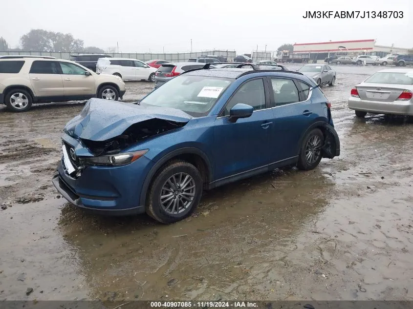 2018 Mazda Cx-5 Sport VIN: JM3KFABM7J1348703 Lot: 40907085