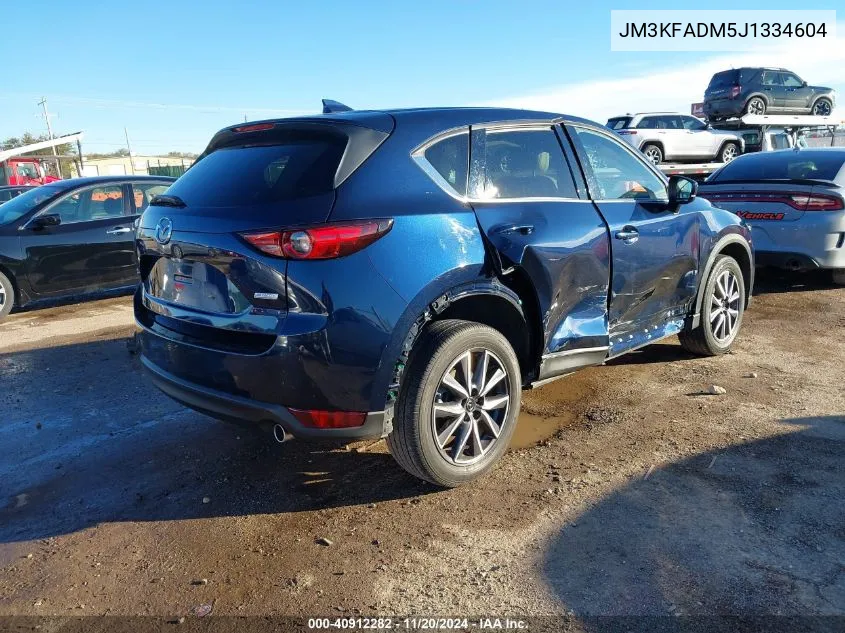 2018 Mazda Cx-5 Grand Touring VIN: JM3KFADM5J1334604 Lot: 40912282