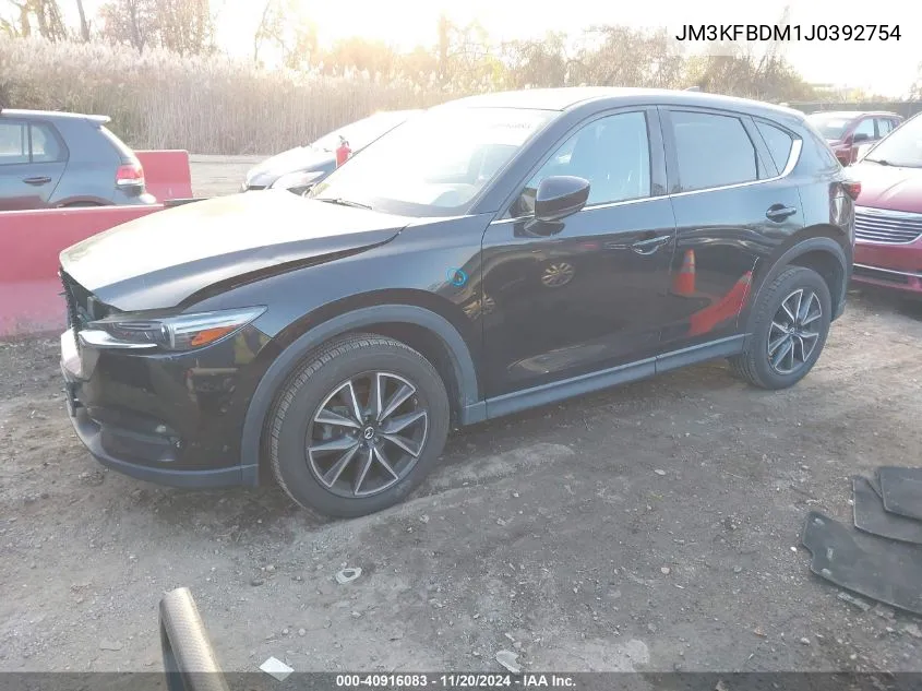 2018 Mazda Cx-5 Grand Touring VIN: JM3KFBDM1J0392754 Lot: 40916083