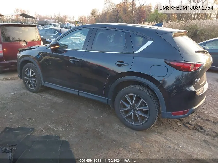 2018 Mazda Cx-5 Grand Touring VIN: JM3KFBDM1J0392754 Lot: 40916083