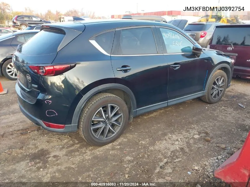 2018 Mazda Cx-5 Grand Touring VIN: JM3KFBDM1J0392754 Lot: 40916083