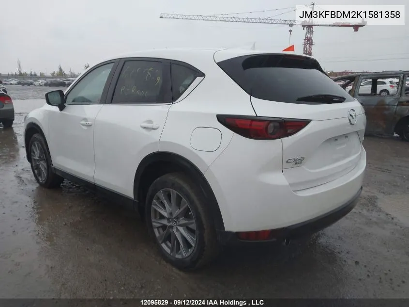 2019 Mazda Cx-5 VIN: JM3KFBDM2K1581358 Lot: 12095829