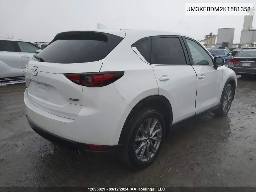 2019 Mazda Cx-5 VIN: JM3KFBDM2K1581358 Lot: 12095829