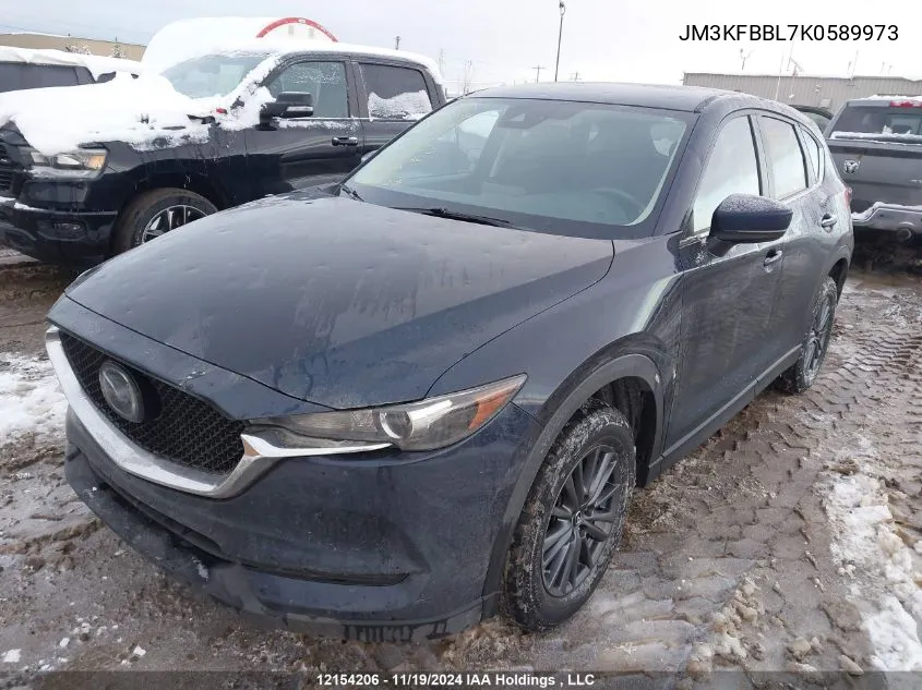 2019 Mazda Cx-5 VIN: JM3KFBBL7K0589973 Lot: 12154206