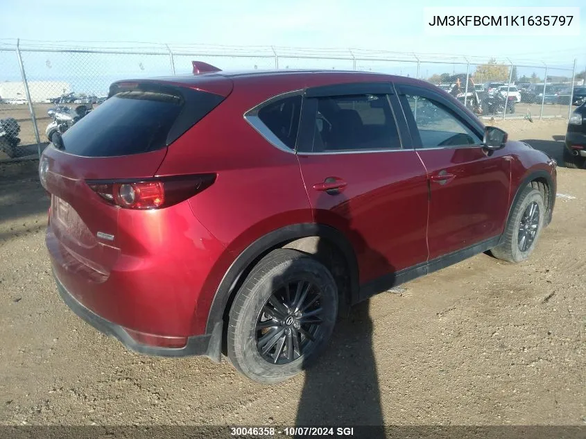 2019 Mazda Cx-5 Touring VIN: JM3KFBCM1K1635797 Lot: 30046358