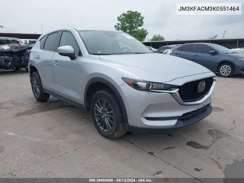 2019 Mazda Cx-5 Touring VIN: JM3KFACM3K0551464 Lot: 39405856