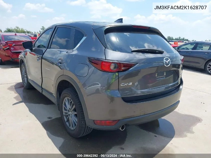 2019 Mazda Cx-5 Touring VIN: JM3KFACM2K1628707 Lot: 39642392