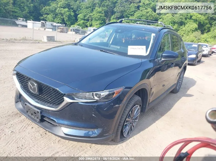 2019 Mazda Cx-5 Touring VIN: JM3KFBCMXK0617756 Lot: 39662878