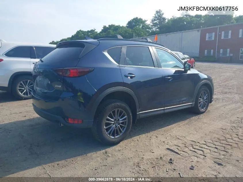 2019 Mazda Cx-5 Touring VIN: JM3KFBCMXK0617756 Lot: 39662878