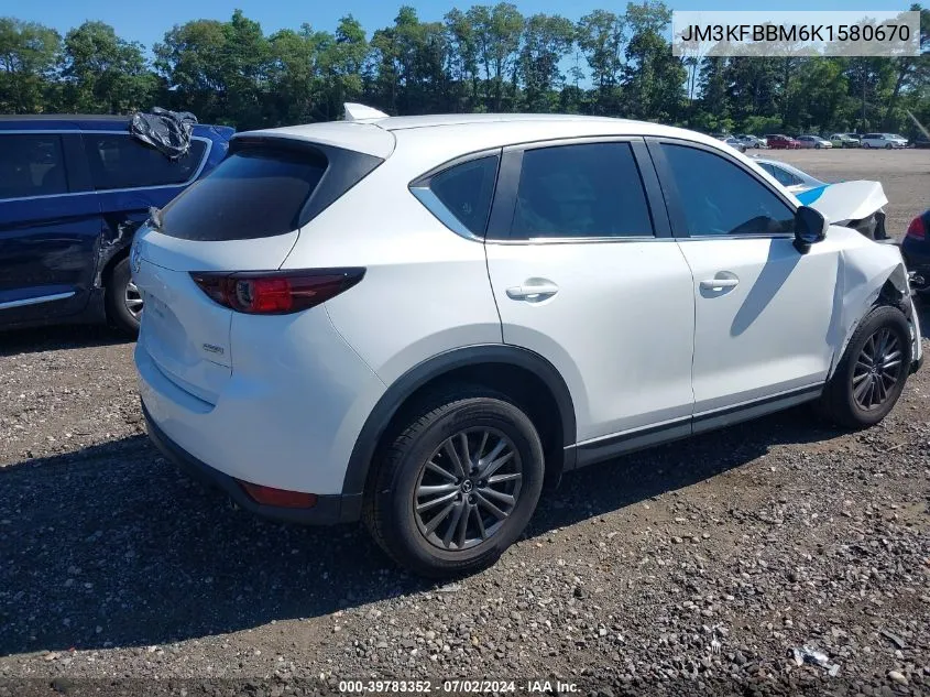 2019 Mazda Cx-5 Sport VIN: JM3KFBBM6K1580670 Lot: 39783352