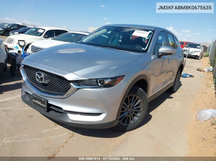 2019 Mazda Cx-5 Sport VIN: JM3KFABM8K0675635 Lot: 39861014