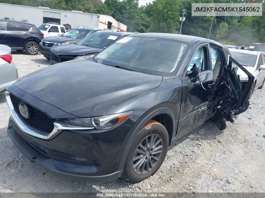 2019 Mazda Cx-5 Touring VIN: JM3KFACM5K1545062 Lot: 39902549