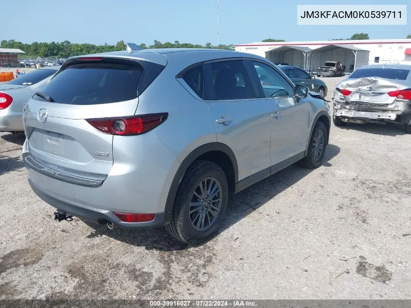 2019 Mazda Cx-5 Touring VIN: JM3KFACM0K0539711 Lot: 39916027