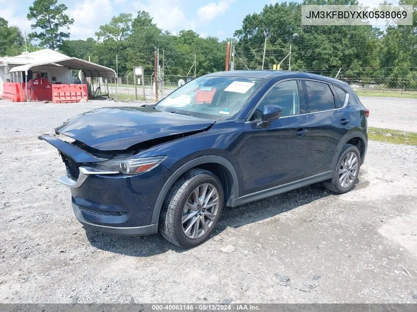 2019 Mazda Cx-5 Grand Touring Reserve VIN: JM3KFBDYXK0538069 Lot: 40063146