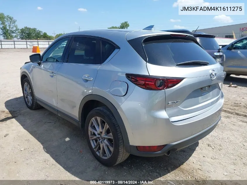 2019 Mazda Cx-5 Grand Touring VIN: JM3KFADM4K1611275 Lot: 40119973