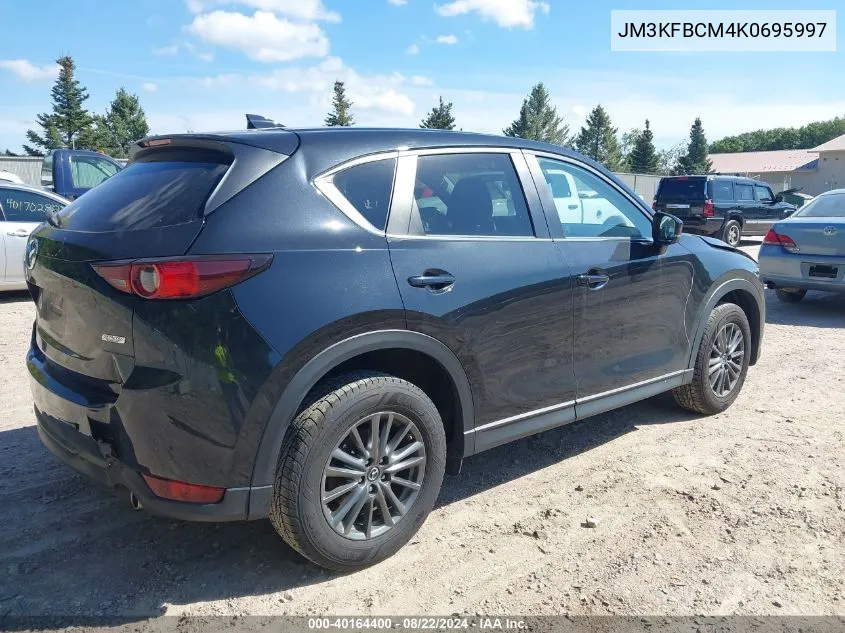 2019 Mazda Cx-5 Touring VIN: JM3KFBCM4K0695997 Lot: 40164400