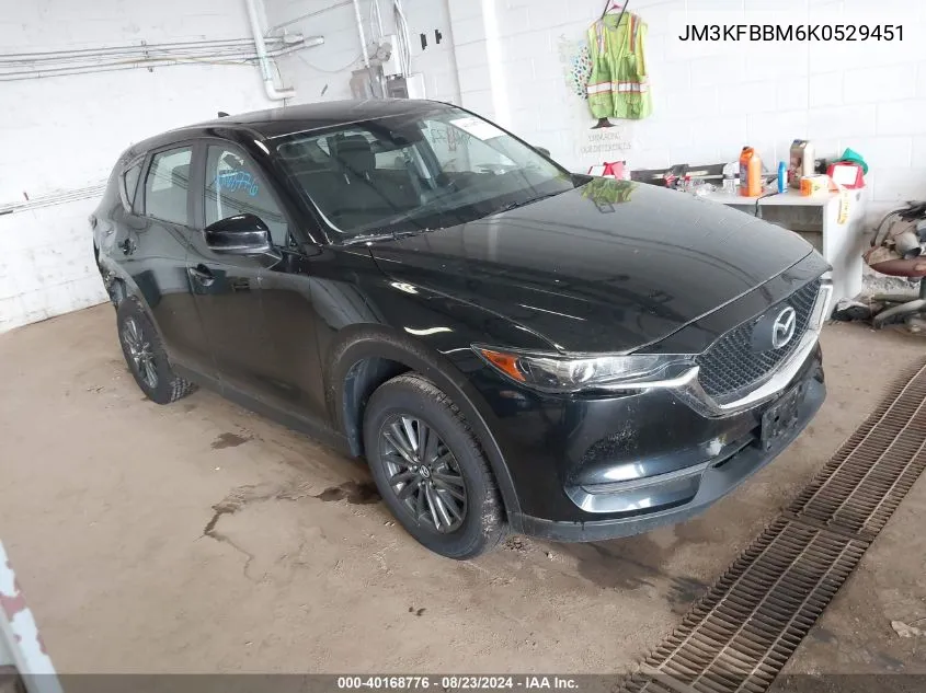 2019 Mazda Cx-5 Sport VIN: JM3KFBBM6K0529451 Lot: 40168776