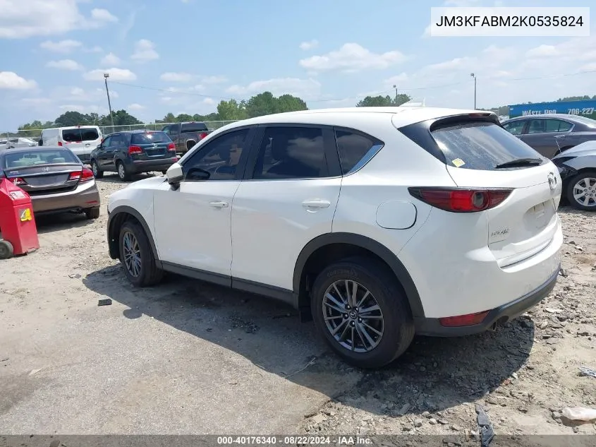 JM3KFABM2K0535824 2019 Mazda Cx-5 Sport