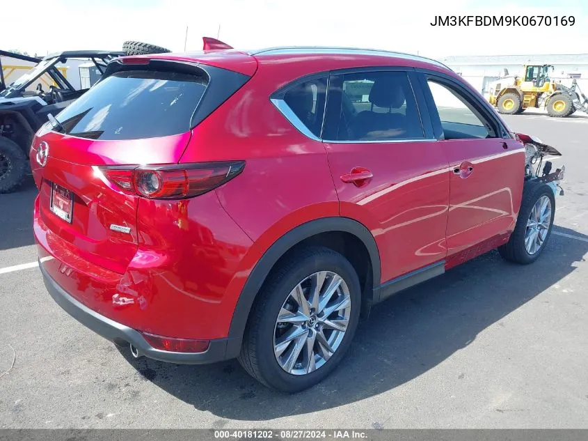 JM3KFBDM9K0670169 2019 Mazda Cx-5 Grand Touring