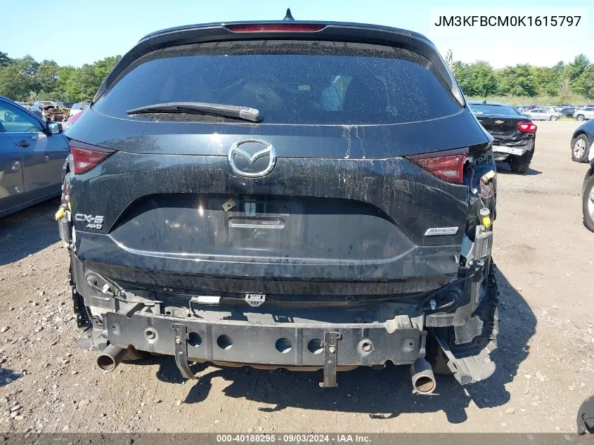 2019 Mazda Cx-5 Touring VIN: JM3KFBCM0K1615797 Lot: 40188295