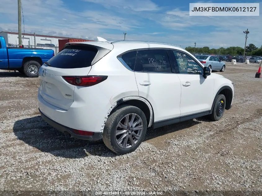 2019 Mazda Cx-5 Grand Touring VIN: JM3KFBDM0K0612127 Lot: 40194831