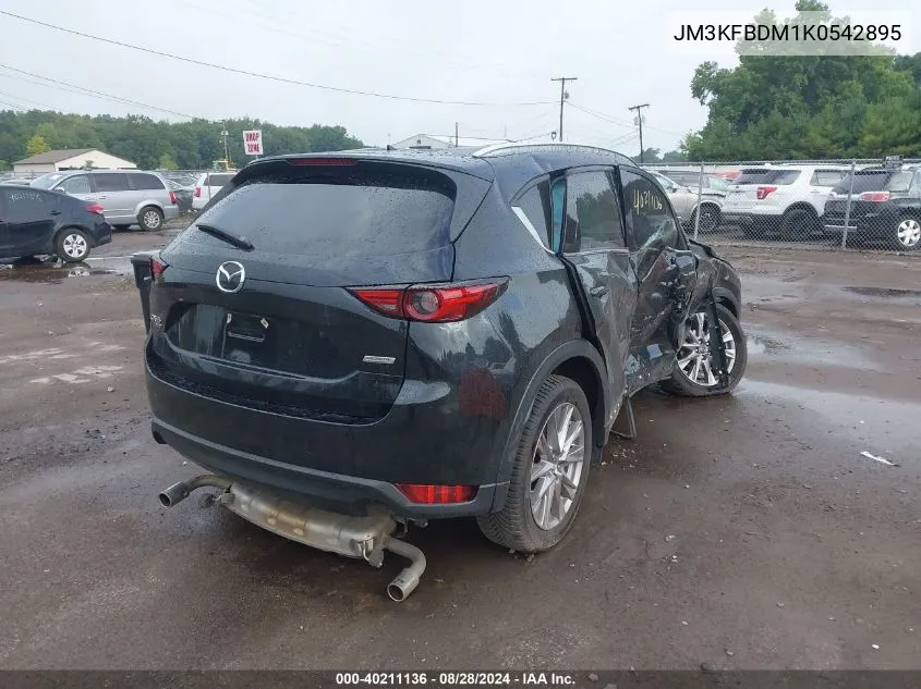 2019 Mazda Cx-5 Grand Touring VIN: JM3KFBDM1K0542895 Lot: 40211136