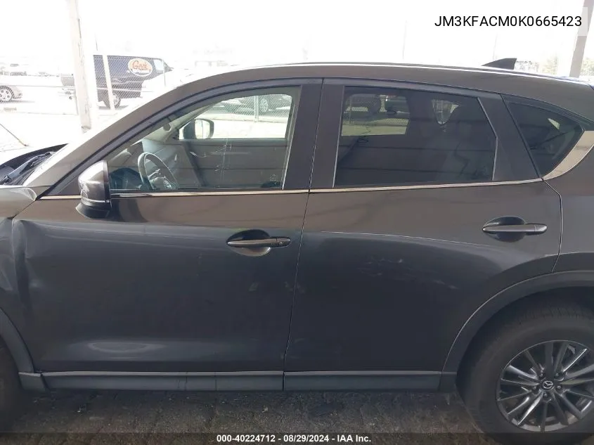 2019 Mazda Cx-5 Touring VIN: JM3KFACM0K0665423 Lot: 40224712