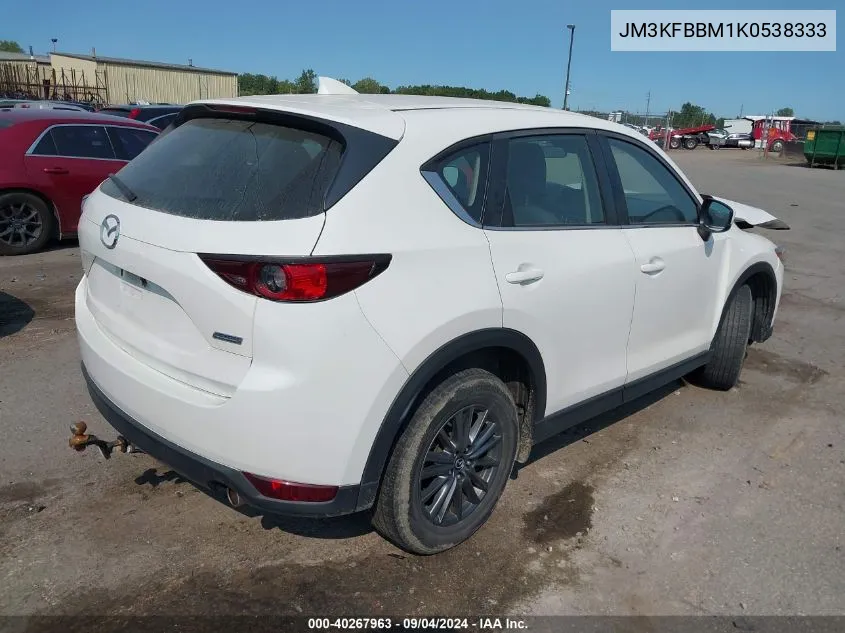 2019 Mazda Cx-5 Sport VIN: JM3KFBBM1K0538333 Lot: 40267963