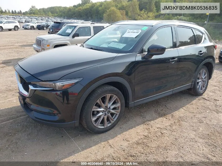 2019 Mazda Cx-5 Grand Touring VIN: JM3KFBDM8K0536835 Lot: 40304640