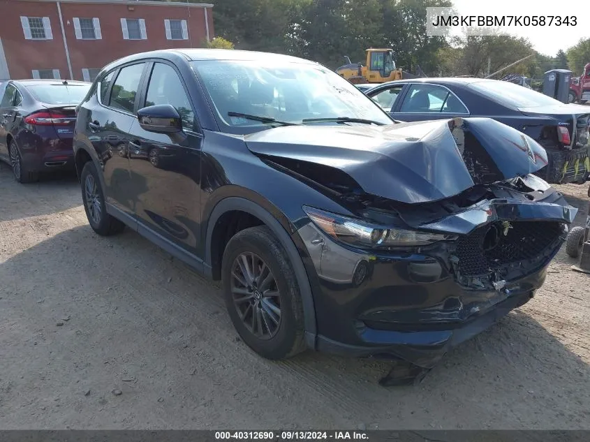 2019 Mazda Cx-5 Sport VIN: JM3KFBBM7K0587343 Lot: 40312690