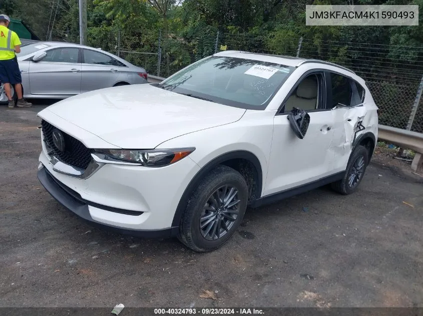 2019 Mazda Cx-5 Touring VIN: JM3KFACM4K1590493 Lot: 40324793