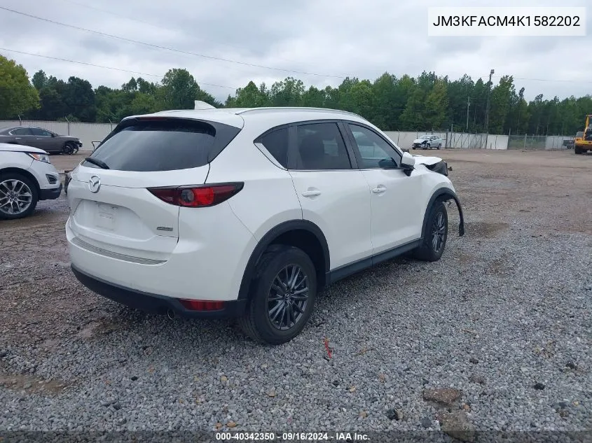 2019 Mazda Cx-5 Touring VIN: JM3KFACM4K1582202 Lot: 40342350