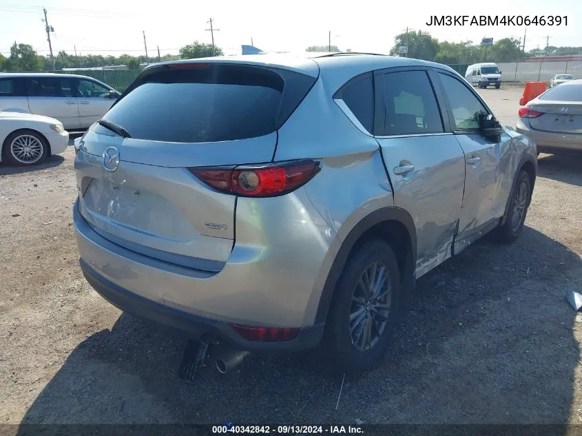 2019 Mazda Cx-5 Sport VIN: JM3KFABM4K0646391 Lot: 40342842