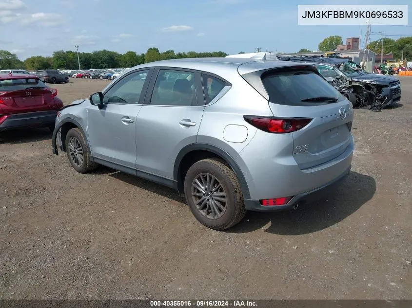 2019 Mazda Cx-5 Sport VIN: JM3KFBBM9K0696533 Lot: 40355016