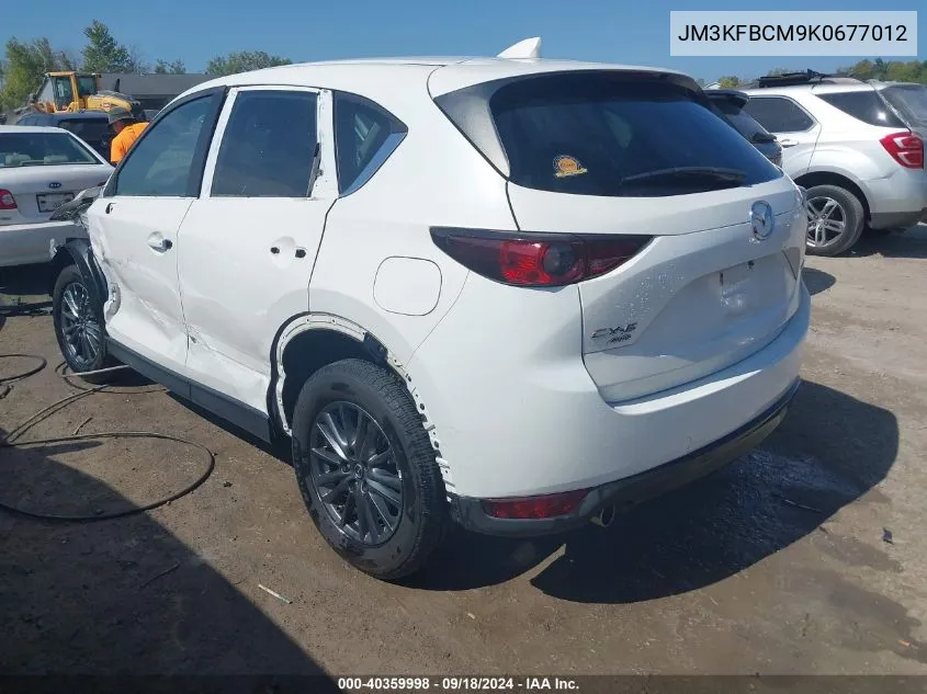 2019 Mazda Cx-5 Touring VIN: JM3KFBCM9K0677012 Lot: 40359998