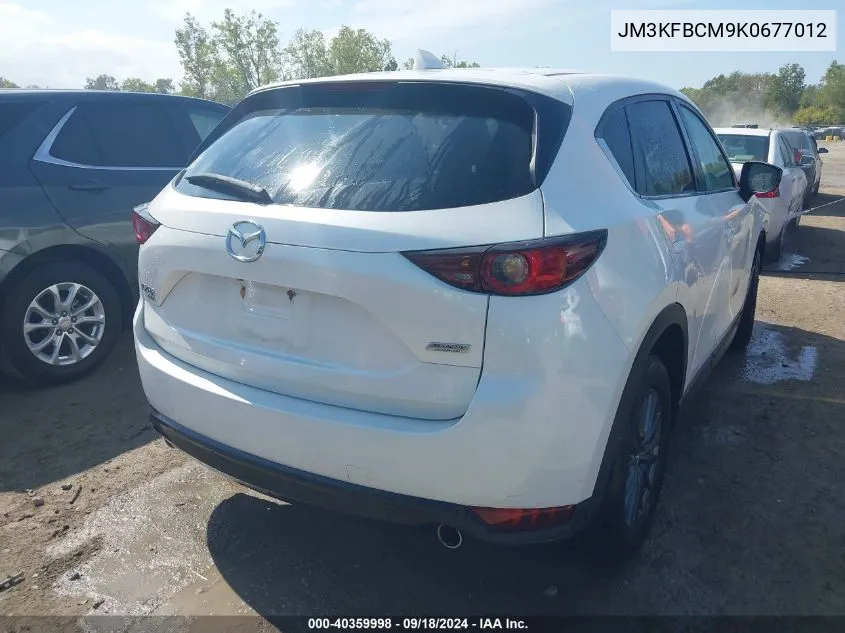 2019 Mazda Cx-5 Touring VIN: JM3KFBCM9K0677012 Lot: 40359998