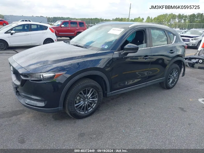 2019 Mazda Cx-5 Sport VIN: JM3KFBBM6K0595725 Lot: 40372449