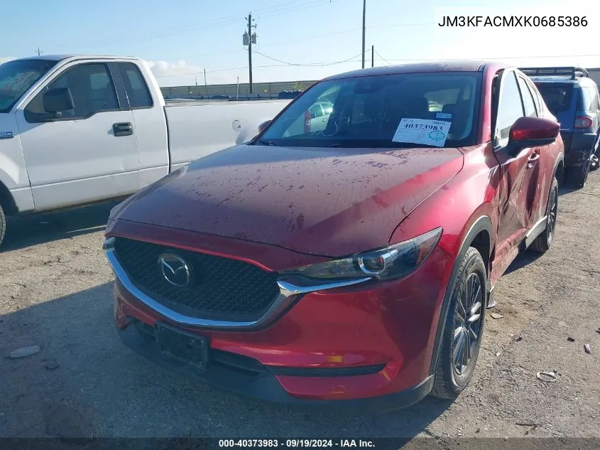 2019 Mazda Cx-5 Touring VIN: JM3KFACMXK0685386 Lot: 40373983