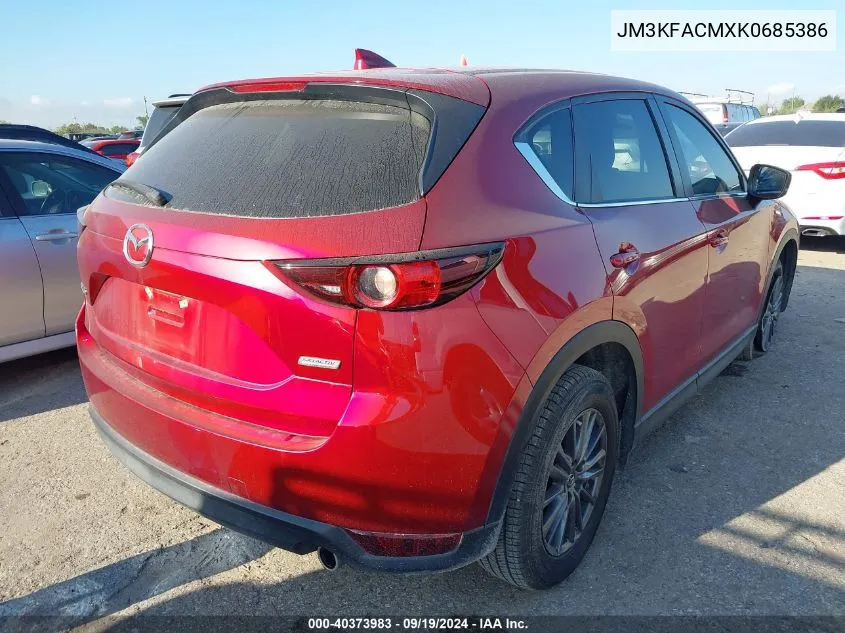 2019 Mazda Cx-5 Touring VIN: JM3KFACMXK0685386 Lot: 40373983