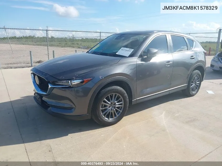 2019 Mazda Cx-5 Touring VIN: JM3KFACM8K1578329 Lot: 40376493