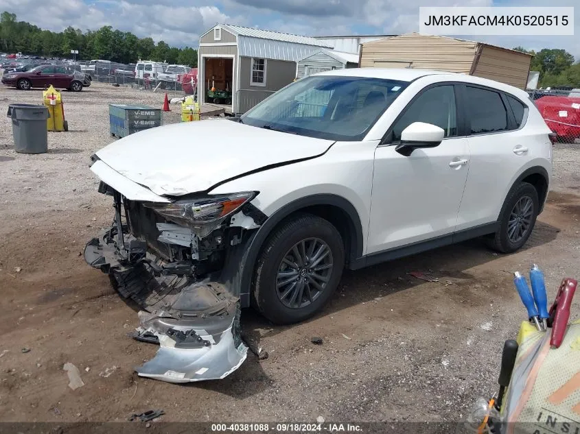 2019 Mazda Cx-5 Touring VIN: JM3KFACM4K0520515 Lot: 40381088