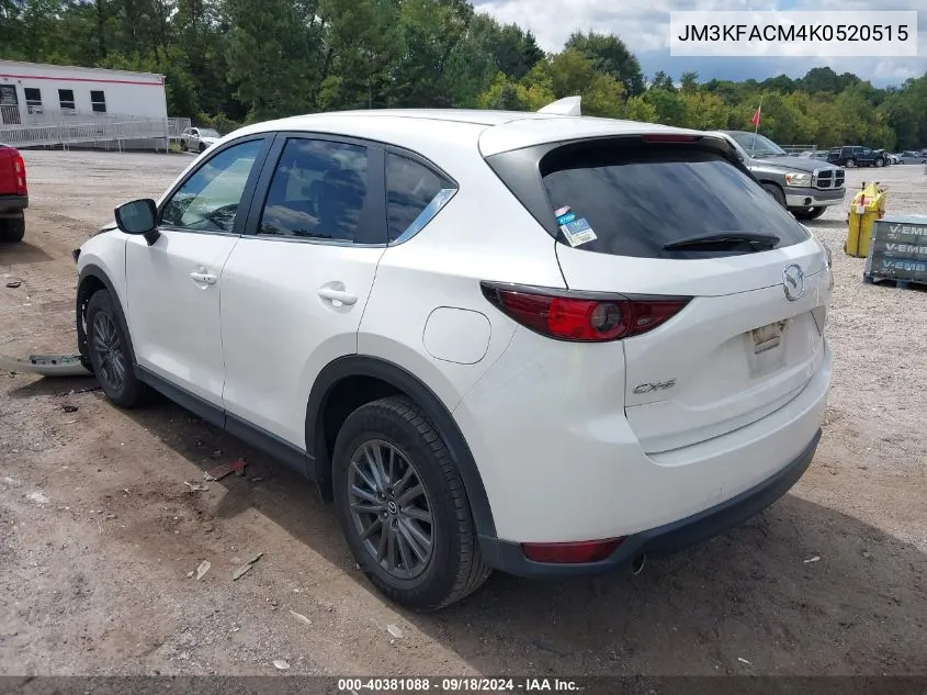 2019 Mazda Cx-5 Touring VIN: JM3KFACM4K0520515 Lot: 40381088