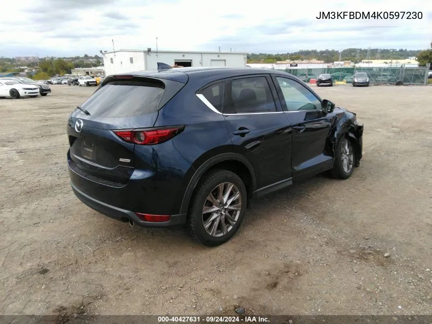 2019 Mazda Cx-5 Grand Touring VIN: JM3KFBDM4K0597230 Lot: 40427631