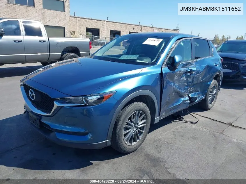 2019 Mazda Cx-5 Sport VIN: JM3KFABM8K1511652 Lot: 40428228